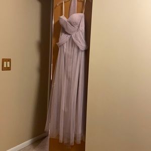 Jenny Yoo strapless bridesmaids dress- with tool wrap/strap option